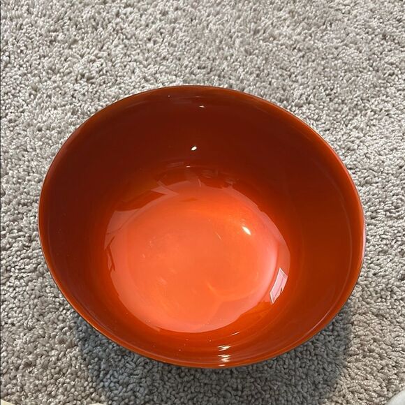 Reed & Barton Vibrant Orange Bowl like new - Picture 1 of 3